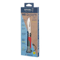 Opinel No 08 Outdoor Rot wetterfestes Taschenmesser mit Notpfeife
