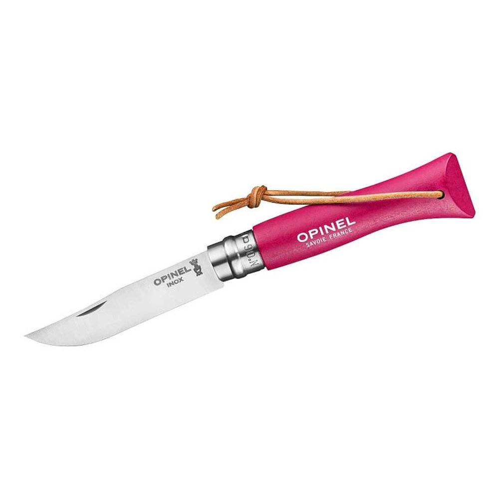 Opinel No 06 Colorama Art Deco Magenta | Kompaktes Design-Taschenmesser Edelstahl