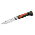 Opinel No 07 Outdoor Junior Grün/Orange | Robustes Kinder- & Outdoorsmesser mit Signalpfeife