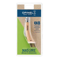 Opinel No 08 Pilzmesser Buche (im Blister) | Das legendäre Erntemesser mit Wildschweinborsten-Bürste