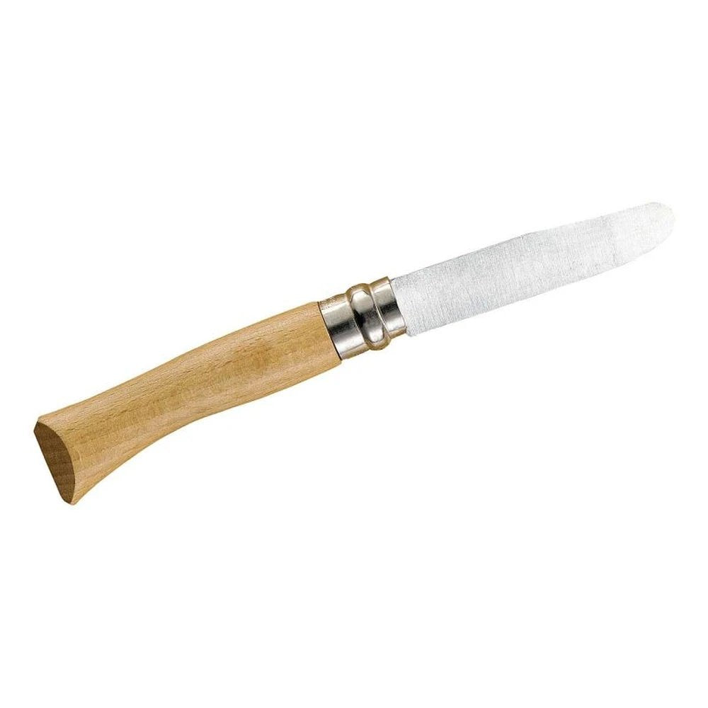 Opinel No 07 Kindermesser Standard Buche | Sicheres Outdoor-Taschenmesser mit abgerundeter Klinge