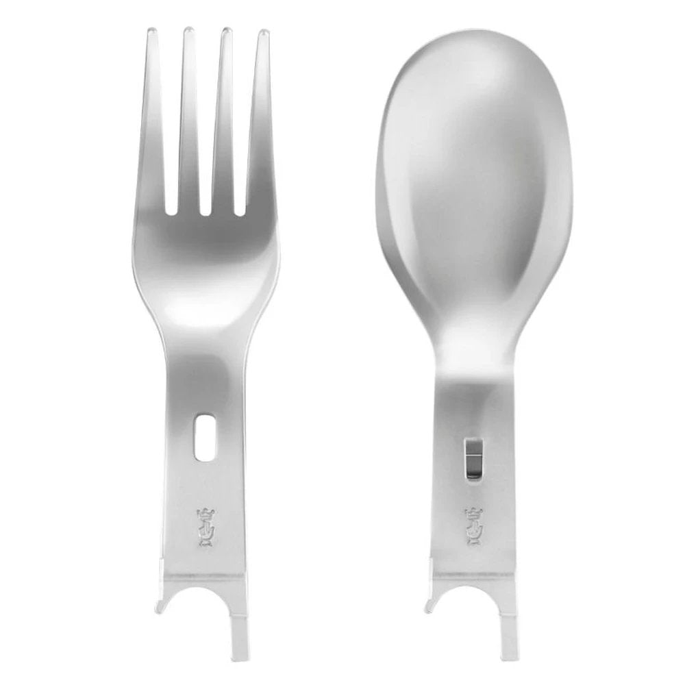 Opinel Picnic Plus Set 4-teilig | Innovatives Outdoor-Besteckset inkl. No 08 Messer