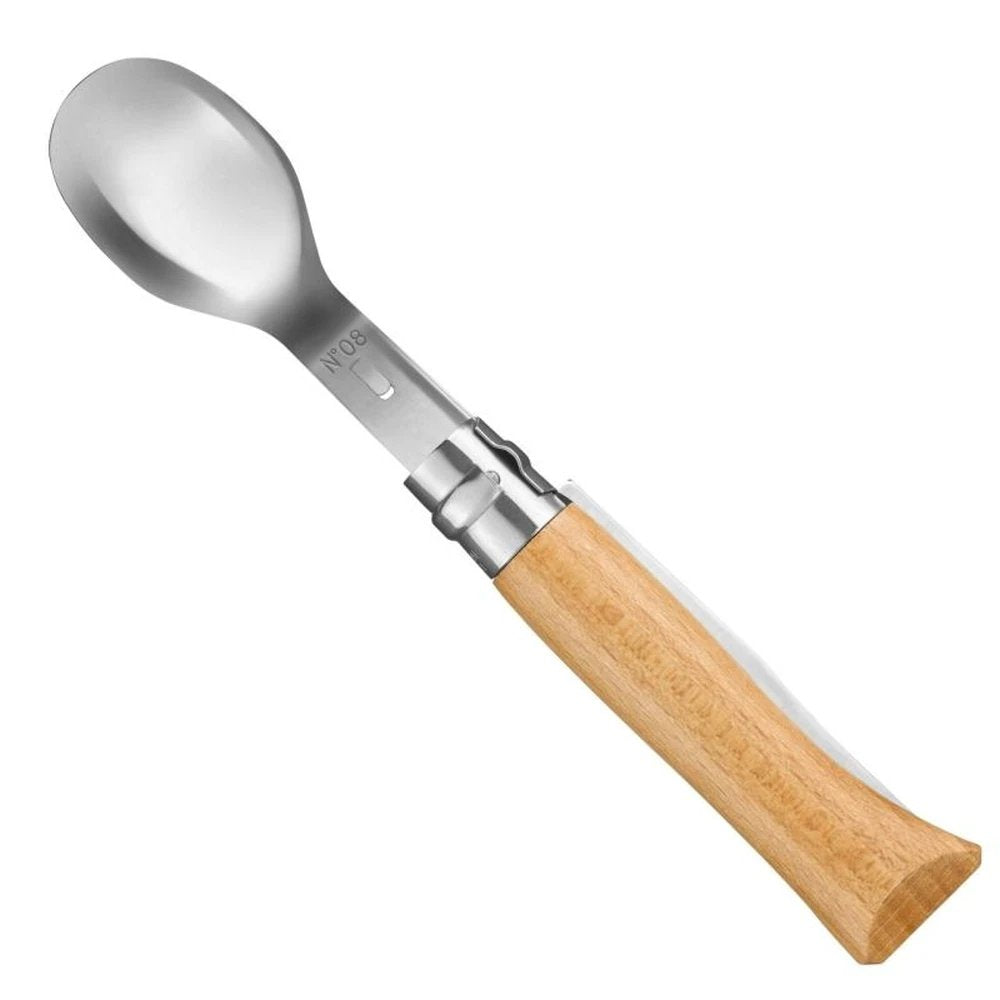 Opinel Picnic Plus Set 4-teilig | Innovatives Outdoor-Besteckset inkl. No 08 Messer