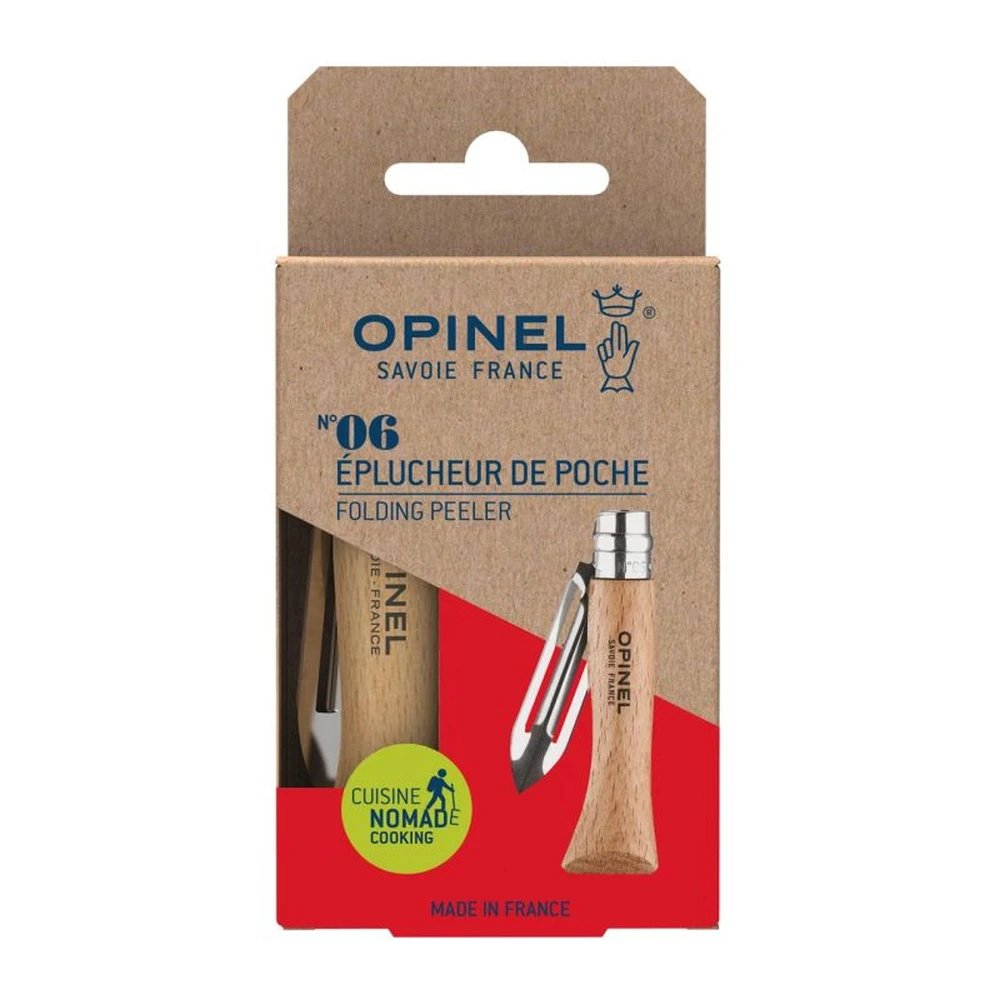Opinel No 06 Taschen-Sparschäler Edelstahl | Die Geheimwaffe für Schmierröhrlinge