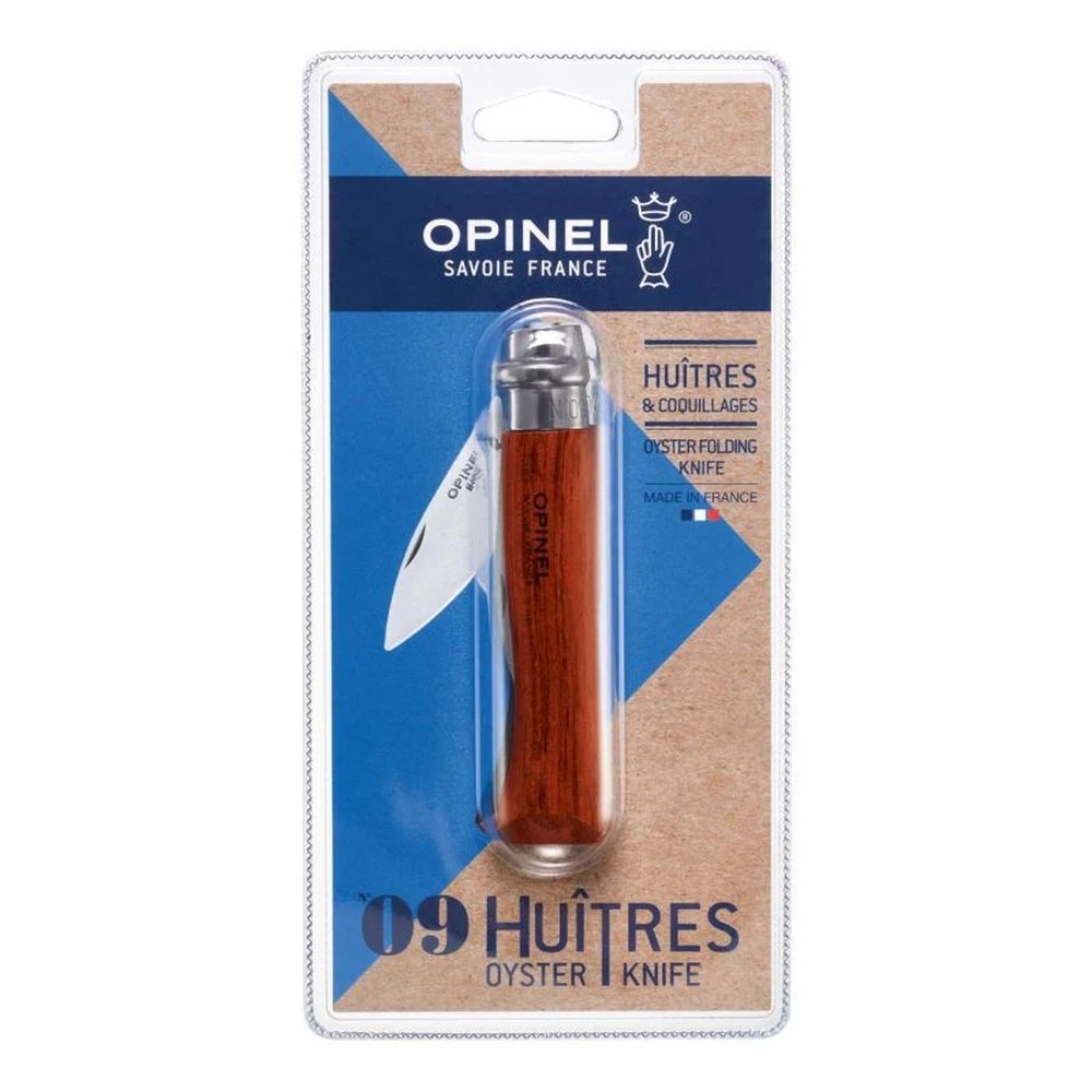 Opinel No 09 Austernmesser Padoukholz | Das edle Spezialmesser für Baumpilze & Chaga