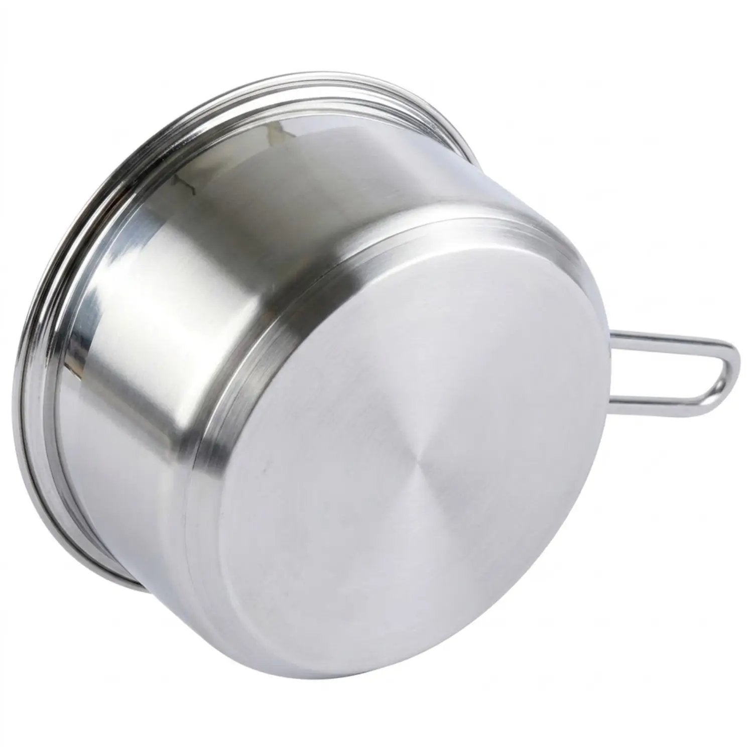 Stieltopf Edelstahl 16 cm 18 L für Induktion Milchtopf Saucentopf